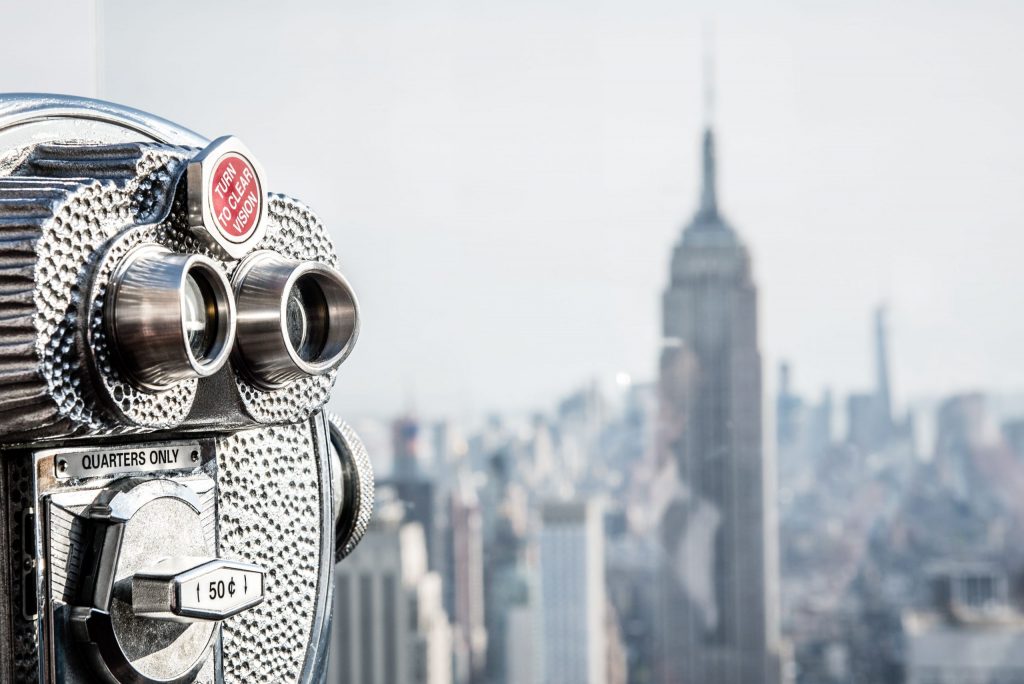Tarjetas turísticas en Nueva York