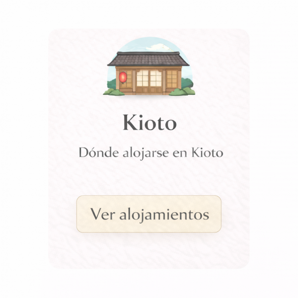 alojamientos en kioto