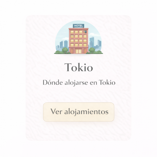 alojamientos tokio