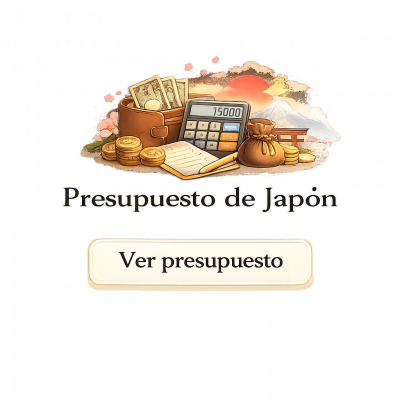presupuesto japón 15 dias