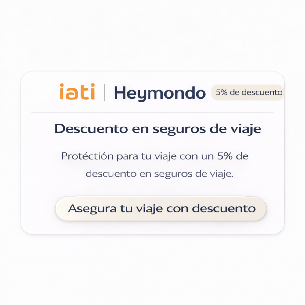 Descuento seguro de viaje