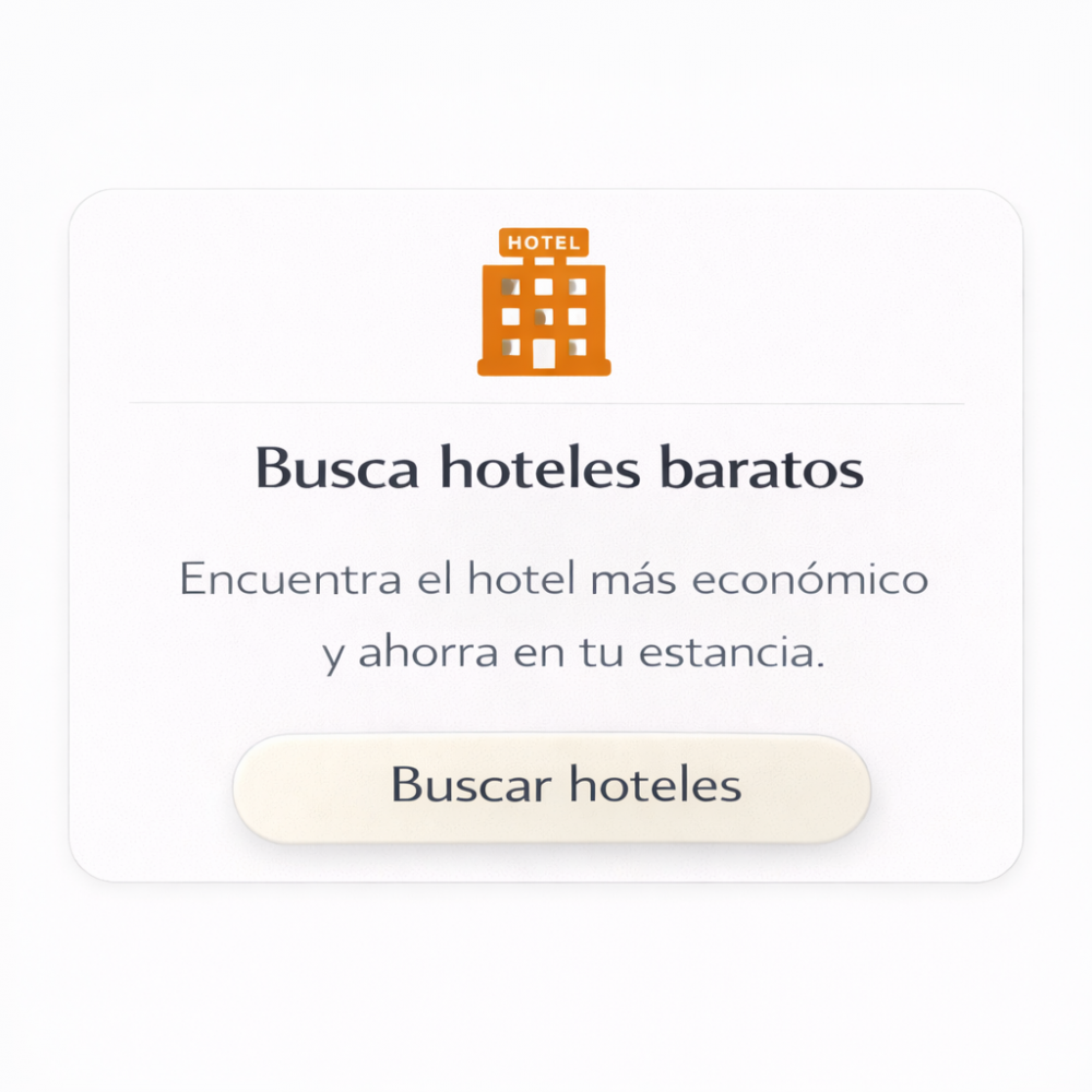 Buscar hoteles baratos