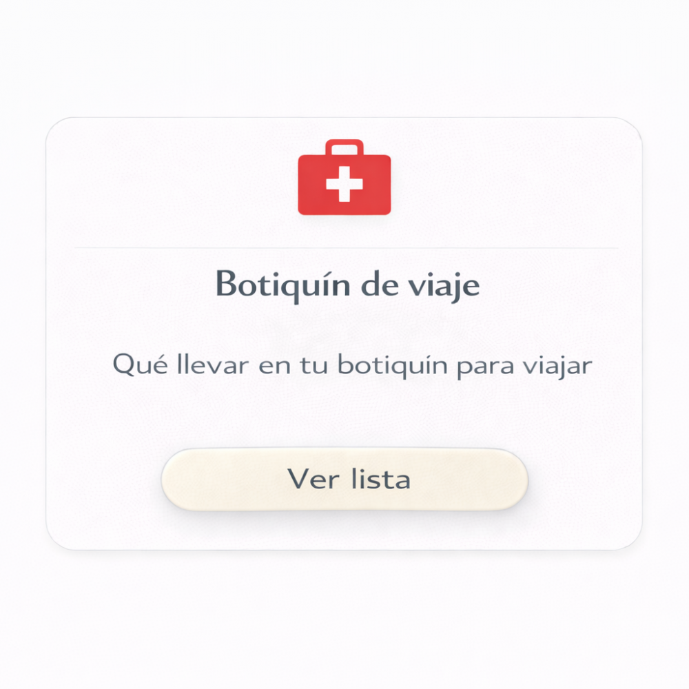 Botiquín de viaje